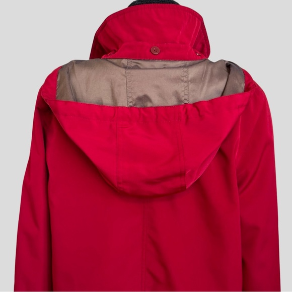 Gallery Red and Tan Jacket w/Removable Hood and Lining - Picture 5 of 8